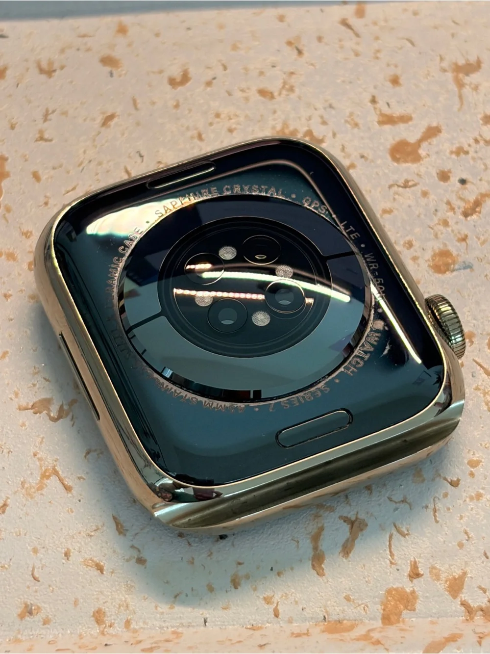 Apple Watch Series 7 45mm Gold Stainless Steel GPS + Cellular